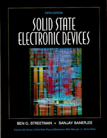 Solid State Electronic Devices 5th Edition Intl