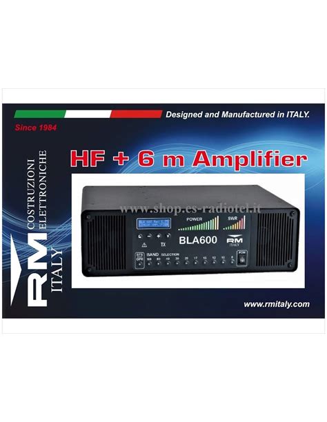 Solid State Hf Linear Power Amplifier Bla 350