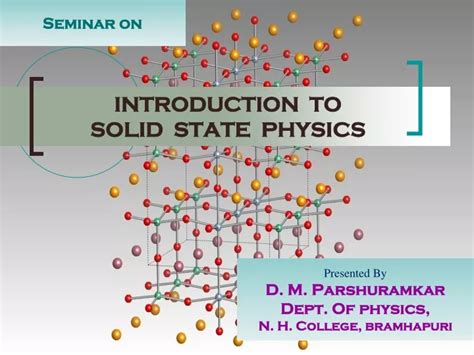 Solid State Theory An Introduction