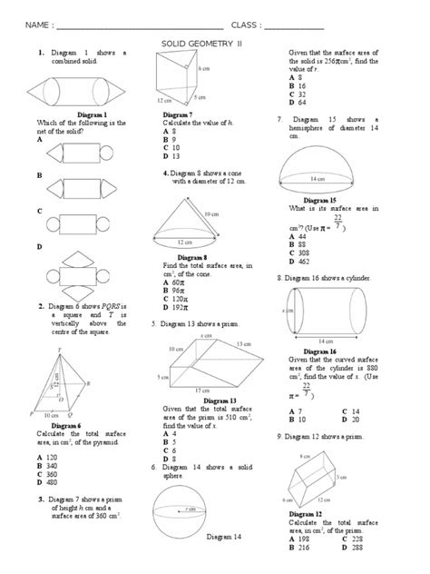 Full Download Solid Geometry Problems 