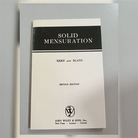 Read Solid Mensuration By Kern And Bland 2Nd Edition 