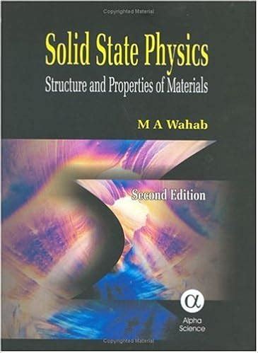 Full Download Solid State Physics By M A Wahab Pdf Download 
