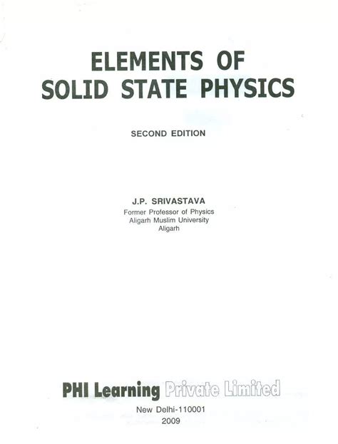 Download Solid State Physics Srivastava Free Pdf 