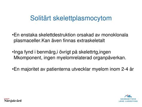 solitärt plasmocytom