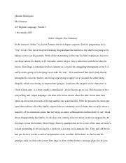 Solito Chapter 1 Summary
