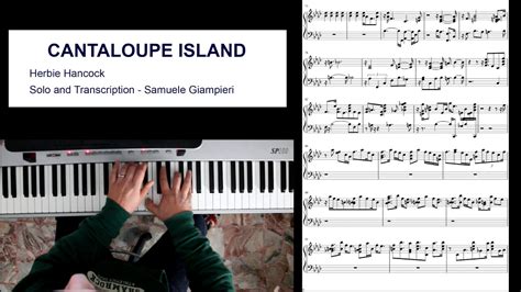 Read Online Solo Transcription Of Cantaloupe Island 