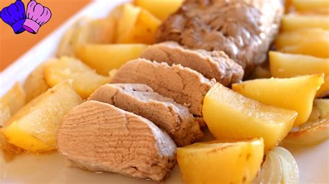 Solomillo de Cerdo con Champiñones y Patatas: Una Deliciosa y Fácil Receta