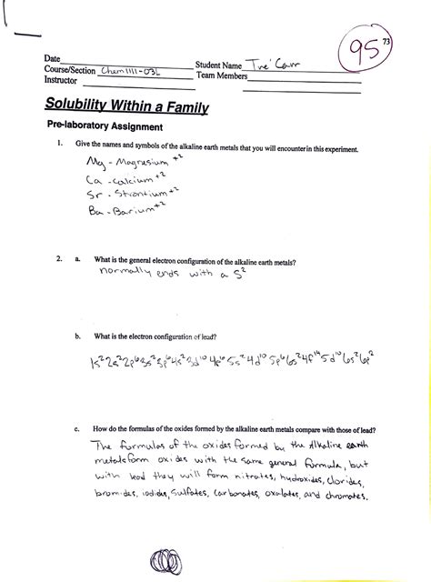 Read Solubilities Within A Family Lab Answers 