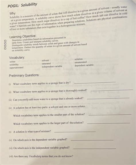 Solubility Answer Key Pogil Bing Just Pdf