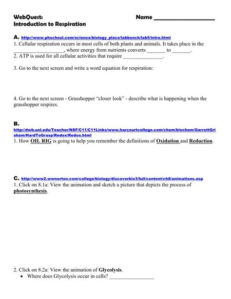 Solubility Webquest Answers