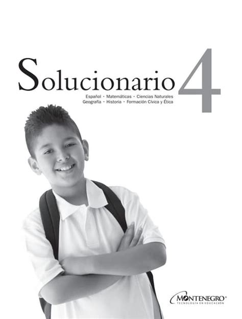 Solucionario Cuarto Grado