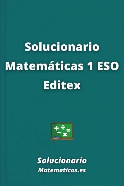 Full Download Soluciones Ejercicios Matematicas Editex 1 Eso Pdf 