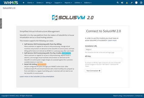 solusvm whmcs cannot create client