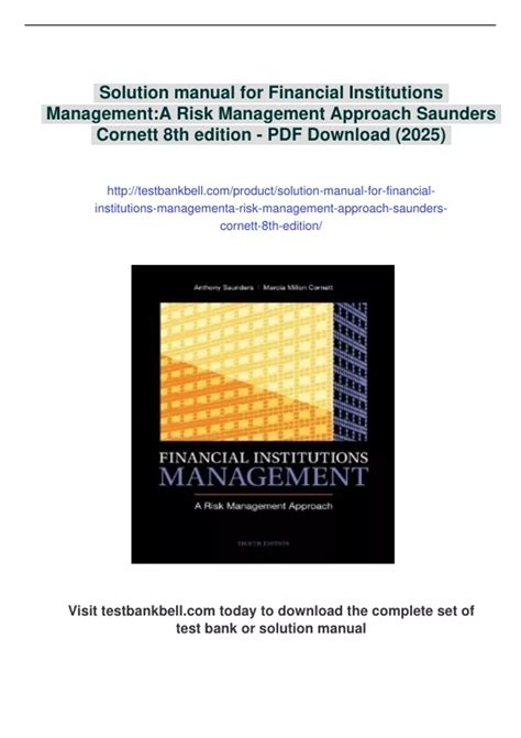 Solution For Financial Institutions Management 7th Edition