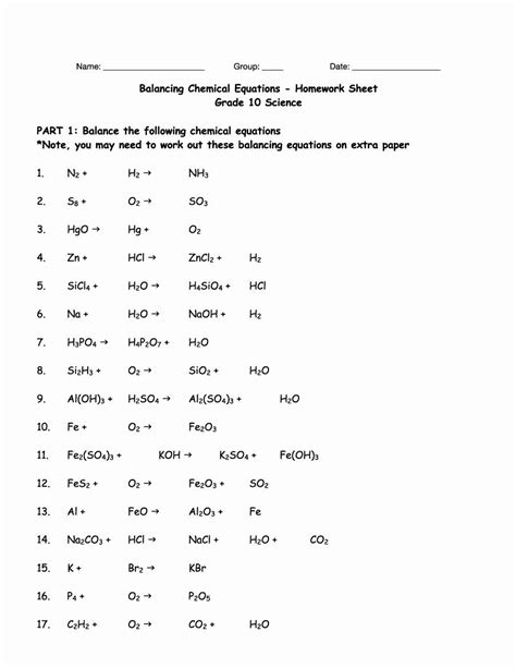 Solution Fundamental Concepts In Chemistry Worksheet Unit 6 Worksheet 2 Chemistry - Unit 6 Worksheet 2 Chemistry