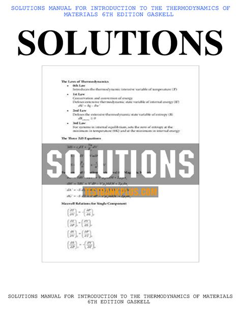 Solution Gaskell