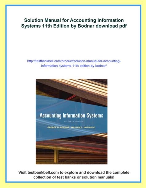 Solution Manual Accounting Information Systems Romney