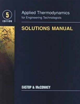 Solution Manual Applied Thermodynamics Mcconkey