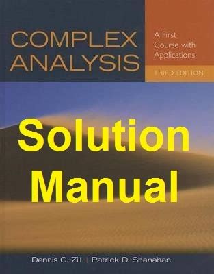 Solution Manual Basic Complex Analysis Marsden