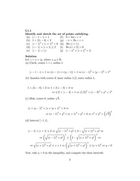 Solution Manual Complex Analysis Gamelin