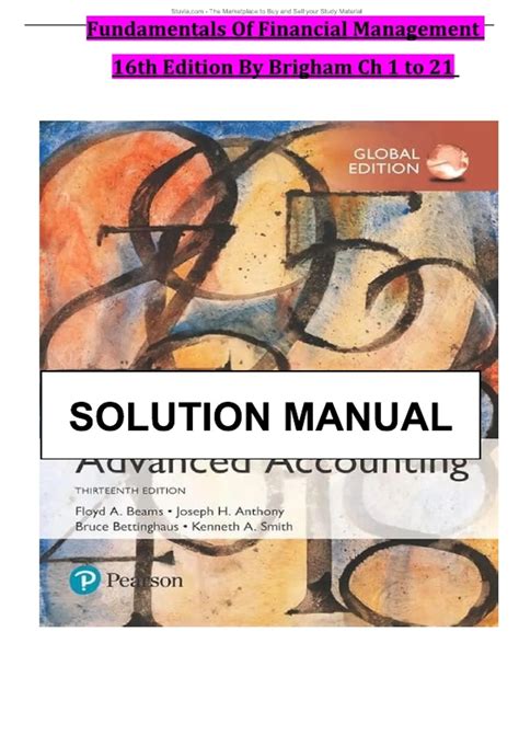 Solution Manual Financial Management Brigham Ehrhardt