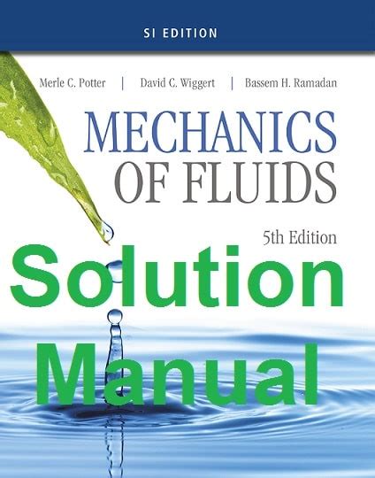 solution manual fluid mechanics merle c potter