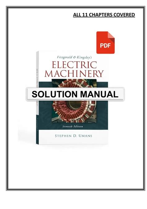 solution manual for electric machinery and transformers