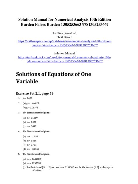 Solution Manual For Elementary Numerical Analysis Third Edition Atkinson Han Pdf Book