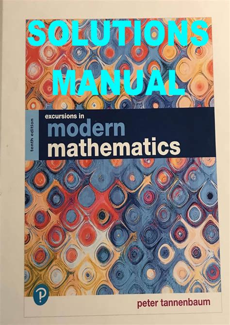 solution manual for excursions in modern mathematics