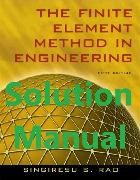 solution manual for finite element analysis