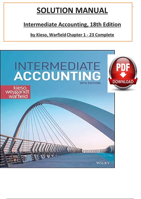 Solution Manual For Intermediate Accounting 12th Edition Kieso