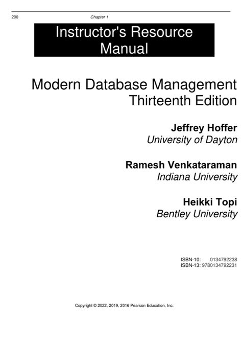 Solution Manual For Modern Database M