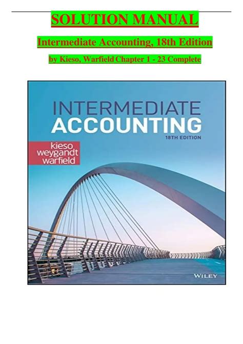 Solution Manual Intermediate Accounting Kieso 14th Edition