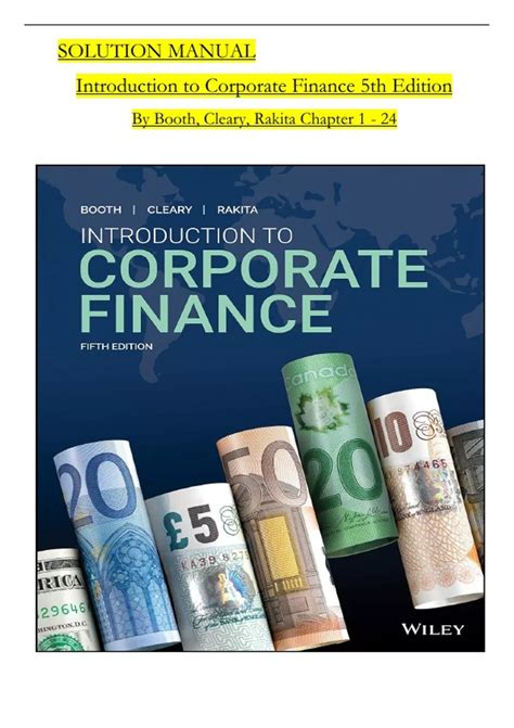 solution manual introduction to corporate finance