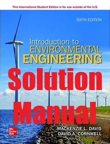 Solution Manual Introduction To Environmental Engineering