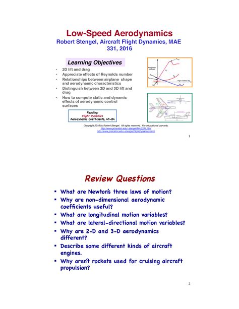 Solution Manual Low Speed Aerodynamics Katz