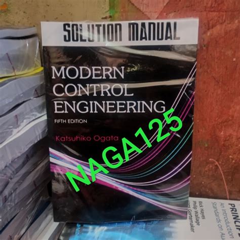 solution manual modern control engineering ogata 5th
