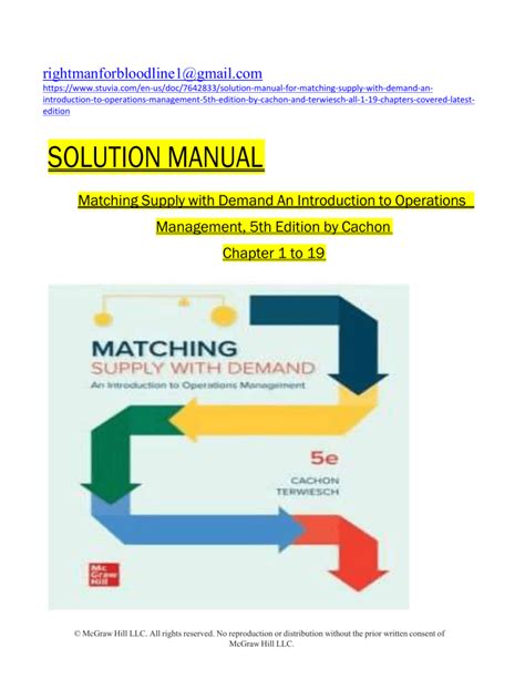 Solution Manual Operations Management 5th Edition Meredith