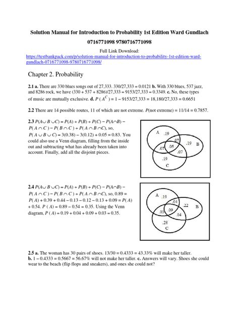 Solution Manual Probability Decision For Civil Engineers
