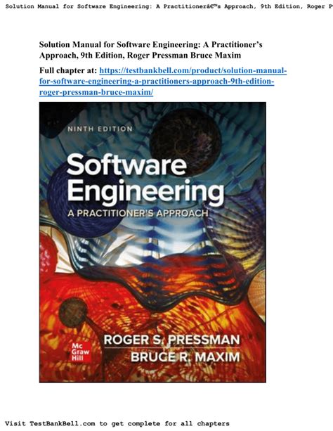 Solution Manual Software Engineering By Rajib Mall