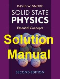 Solution Manual Solid State Physics Ashcroft Mermin