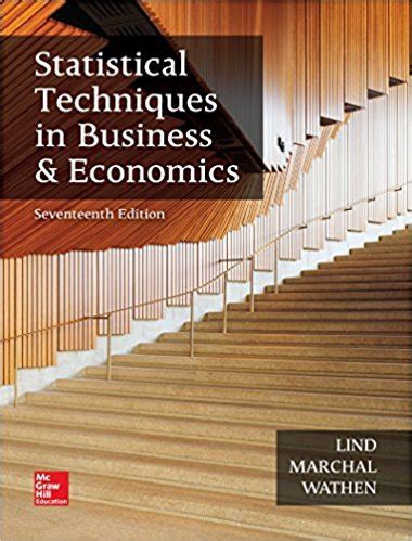 Solution Manual Statistical Techniques In Business And Economics 15th