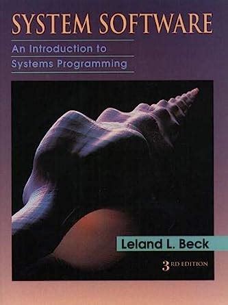 solution manual to systems programming by beck