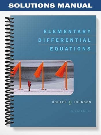 Solution Manuals Elementary Differential Equations