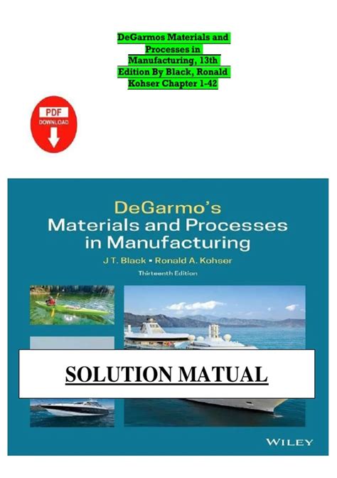 Solution Manufacturing Processes And Materials 4th Edition