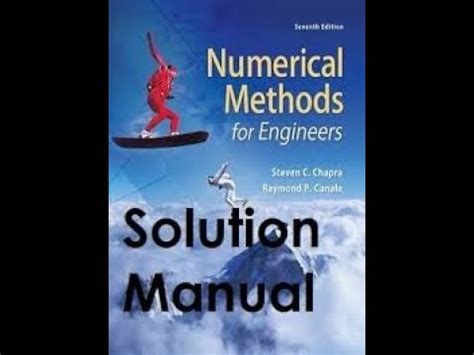 Solution Numerical Methods Engineers Fifth Edition
