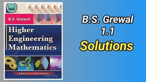 solution of b s grewal 40th edition