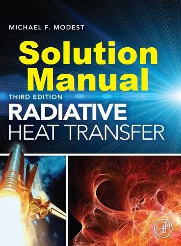 Solution Radiative Heat Transfer Modest
