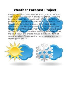 Solution Weather Forecast Math Project Paper Studypool Predicting The Weather Worksheet Answer Key - Predicting The Weather Worksheet Answer Key