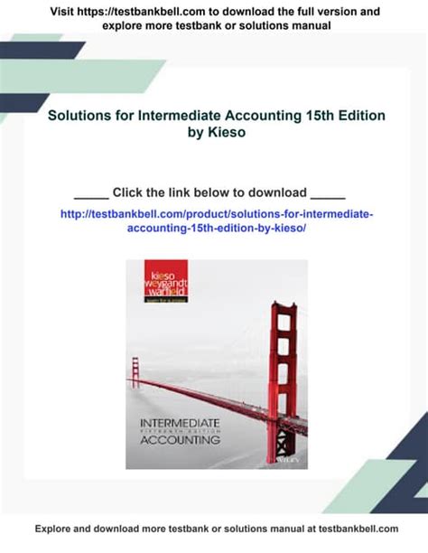 Read Solution For Intermediate Accounting 15Th Edition 